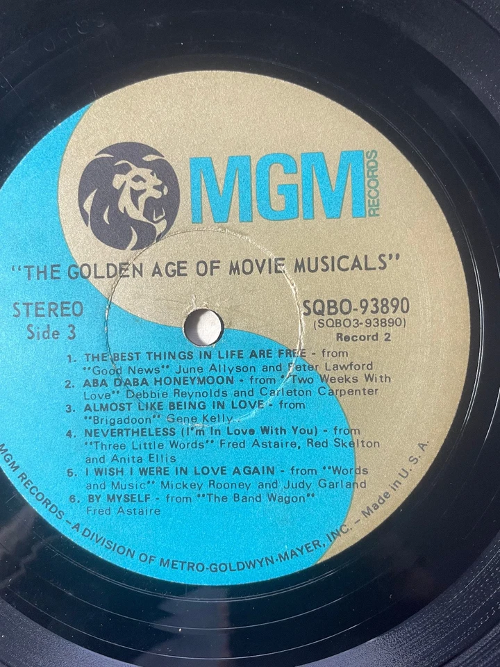 Golden Age Of Movie Musicals - оригинальные записи саундтреков - MGM 1972 2X-LP - Изображение 4 из 4