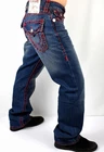 True Religion Men's Billy Bootcut Bold Red Super T Jeans 32" Inseam - 109569