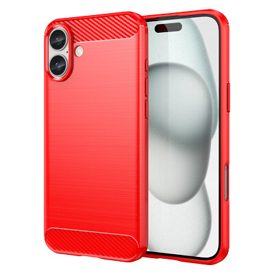 Brushed Texture Shockpoof Phone Case For iPhone 17 Pro Max 16E 15 Plus 13 12 X 7