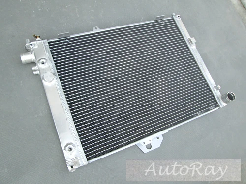 Radiador completo de aluminio para SAAB 9000 2,0 L/2,3 L/3,0 L 1991-1998 92 93 94 95 96 97 Foto 4 de 4