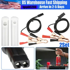 Fuel Injector Flush Cleaner Adapter Cleaning Tool DIY Kit Set Fit Car Motorcycle