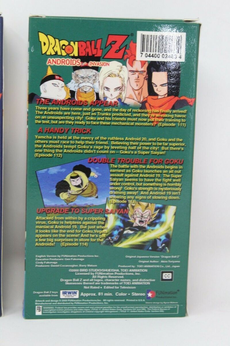 Dragon Ball Z Androids Saga DVD 4-Disc Box Set 704400044823