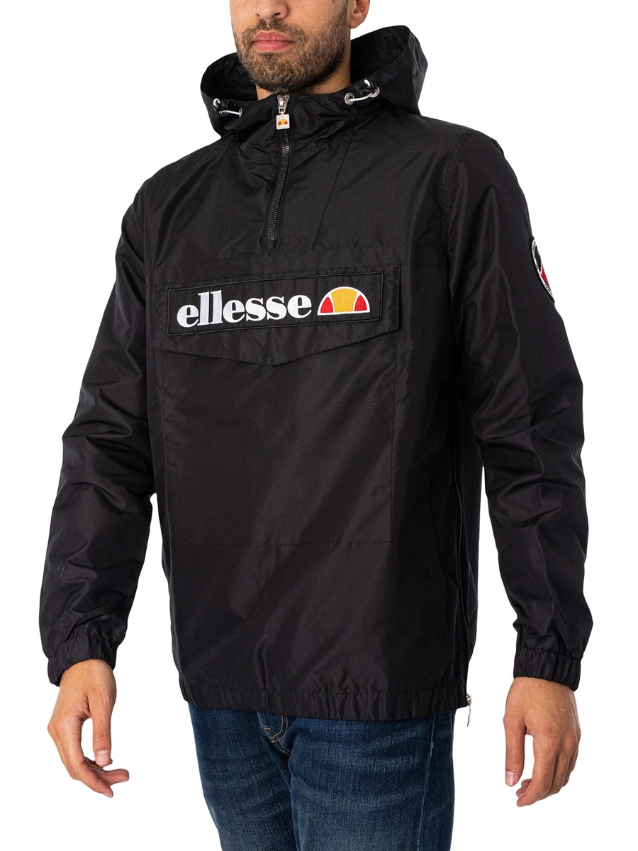 Ellesse Men's Mont 2 Overhead Jacket, Black