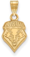 10K Yellow Gold University of New Mexico Small Pendant by LogoArt (1Y001UNM)