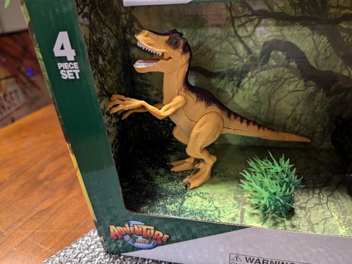 Animal Planet Dino Exploration 4 Pc Velociraptor Adventure Play Set NEW Unopened - Picture 14 of 14