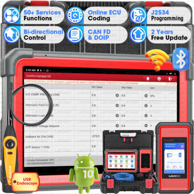 2025 LAUNCH X431 PRO 5 PAD V+ Car Diagnostic Scanner Tool Programming Key Coding