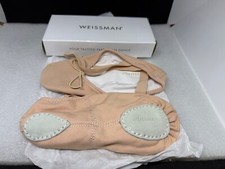 Weissman Sz. 2YM Ballet Pink Style W200 Canvas Split-Sole Ballet Shoe