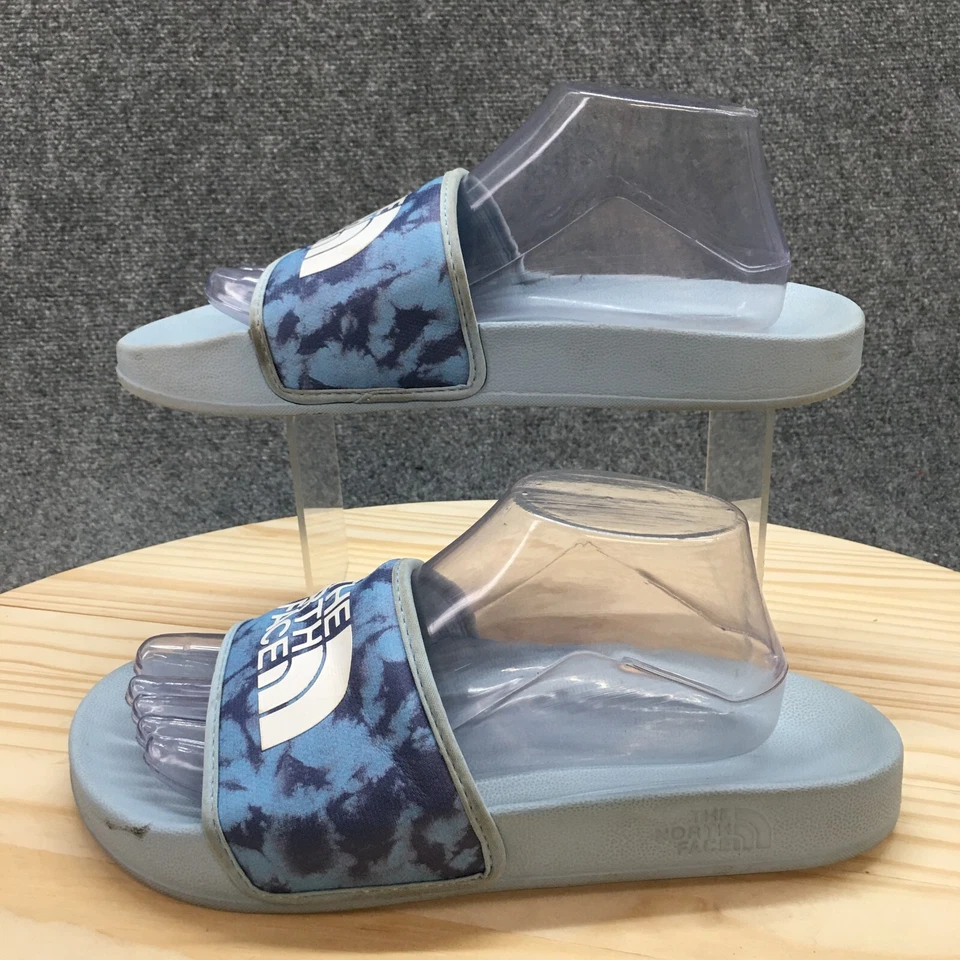 Sandalias The North Face para mujer 9 Basecamp III Slides cómodas tela azul sin cordones Foto 2 de 4