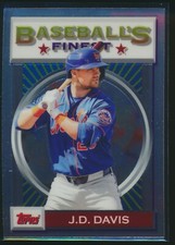 2020 Topps Baseball's Finest Flashbacks #192 JD Davis New York Mets