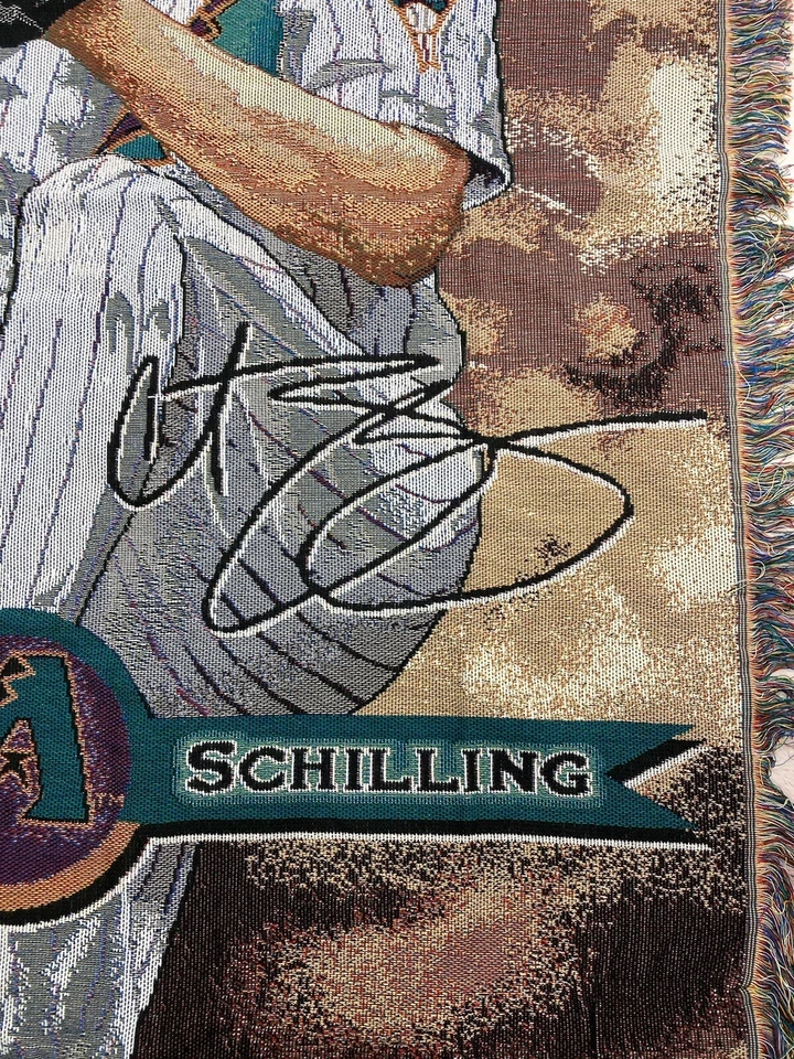 Винтажный курт шиллинг Diamondbacks одеяло сувениры декор 45 x 57 человек пещера - Изображение 3 из 4