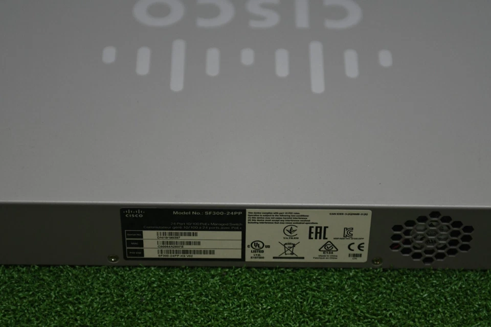 Cisco SF300-24PP-K9 Small Business 300 24 10/100 PoE+ ports Managed Switches - Image 4 of 4