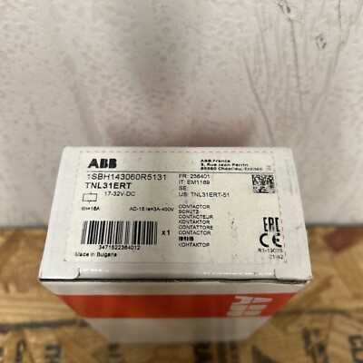 New ABB (3471522364012) TNL31ERT -51 Contractor Relay new
