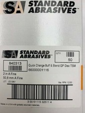 Rouleau Abrasif Standard Abrasives 3M - 1.5in X 50yd P320 J-Weight, Neuf Sous Blister