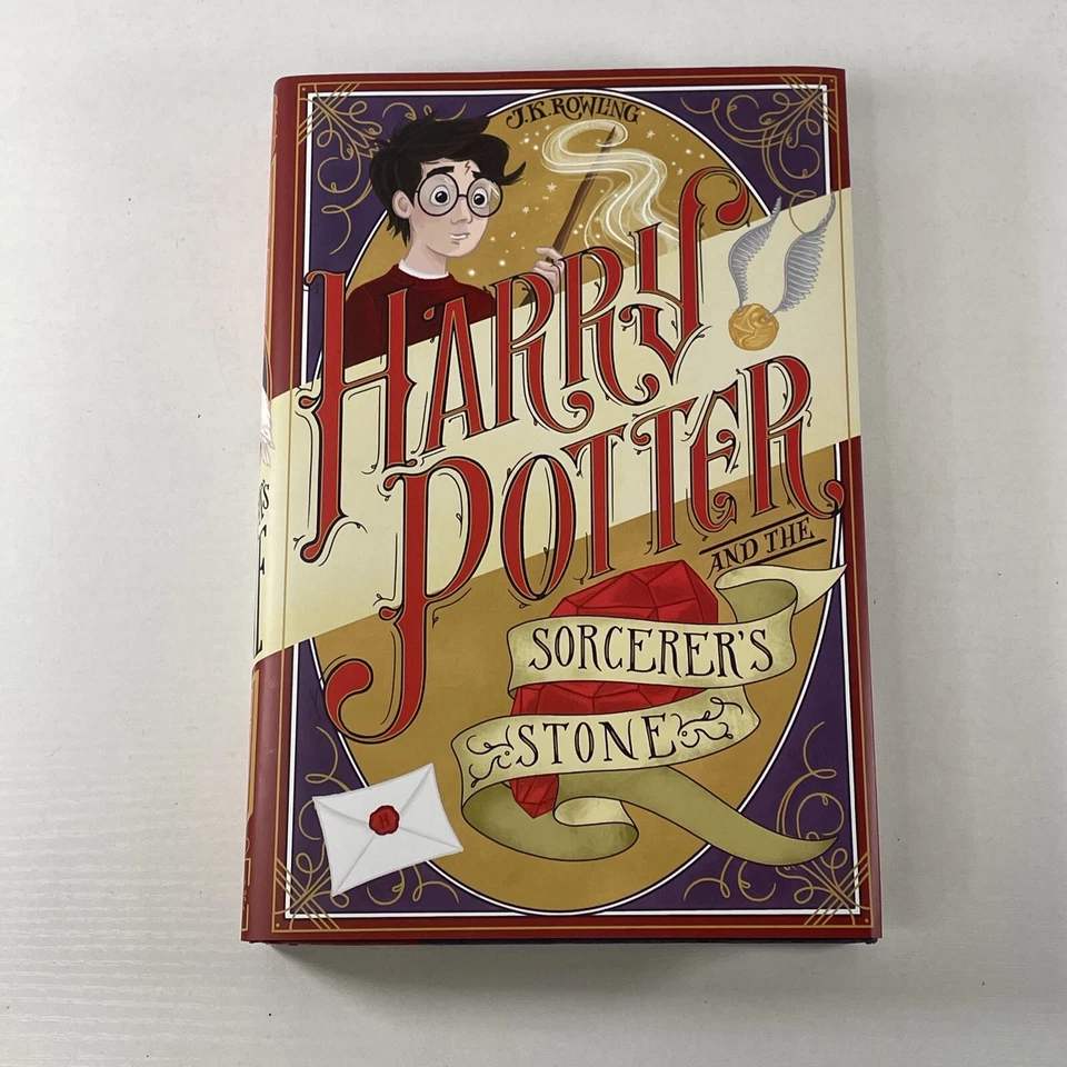 Harry Potter Complete Cartoon Art Hardcover Book Set 1-7 J.K. Rowling - Image 2 of 4