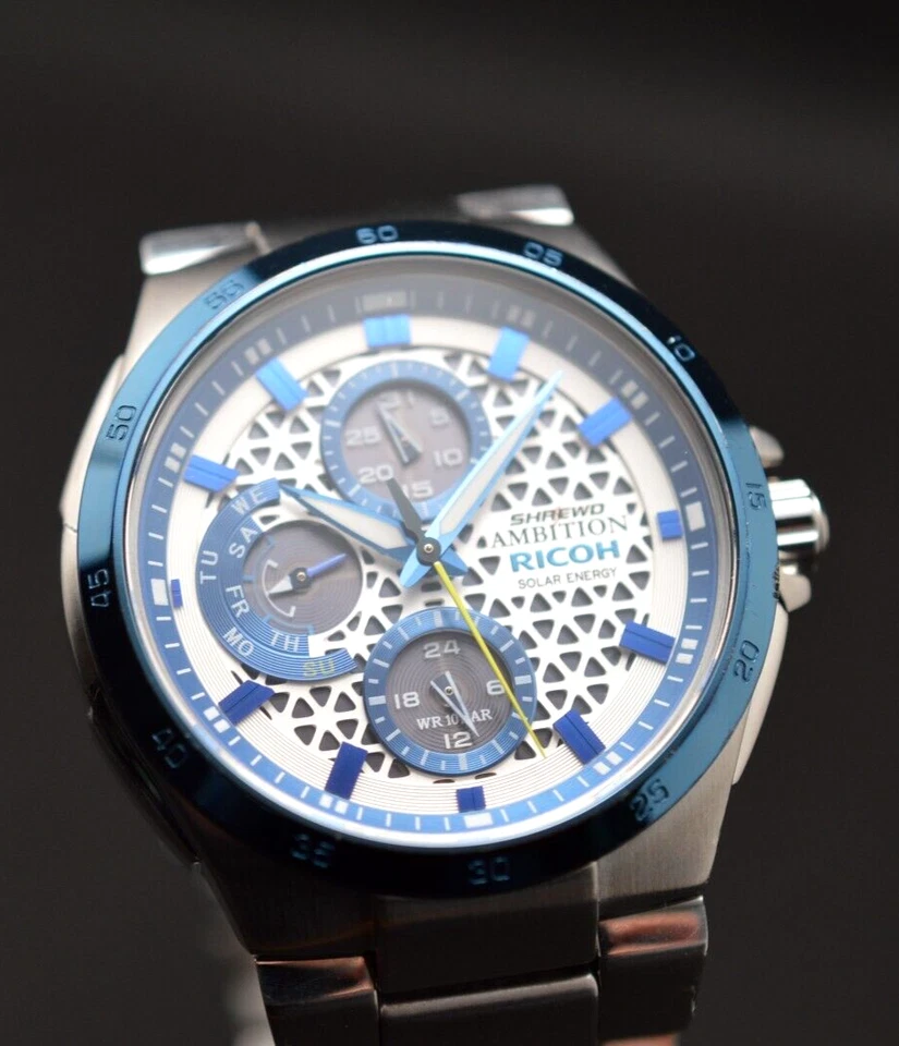 Ricoh Japón Astuto Ambición "Azul Elegante" Edición Limitada. Solar (sin envío a EE. UU.) Foto 3 de 4