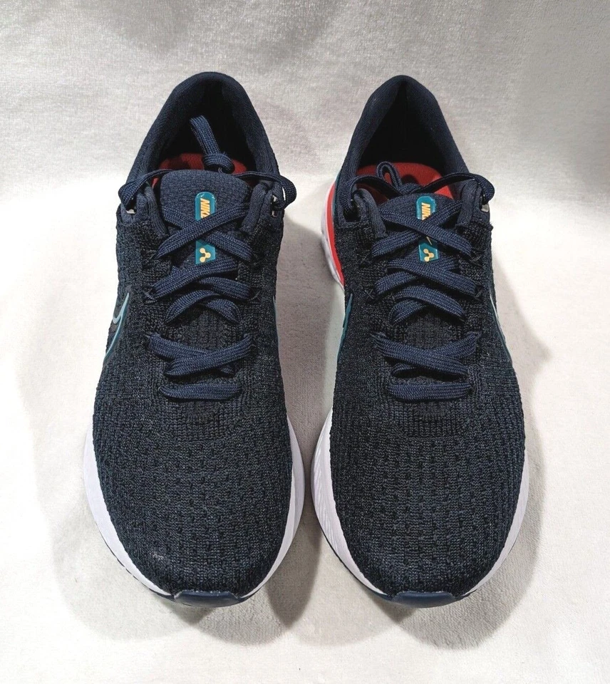 Nike React Infinity Run FK 3 Navy Obsidian/Multi Men's Running Shoes-Asst Sz NWB - Image 3 of 4