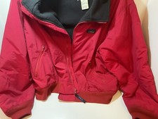 Vintage LL Bean Red/Black XL Men’s Warp-up Jacket Made In USA Preowned