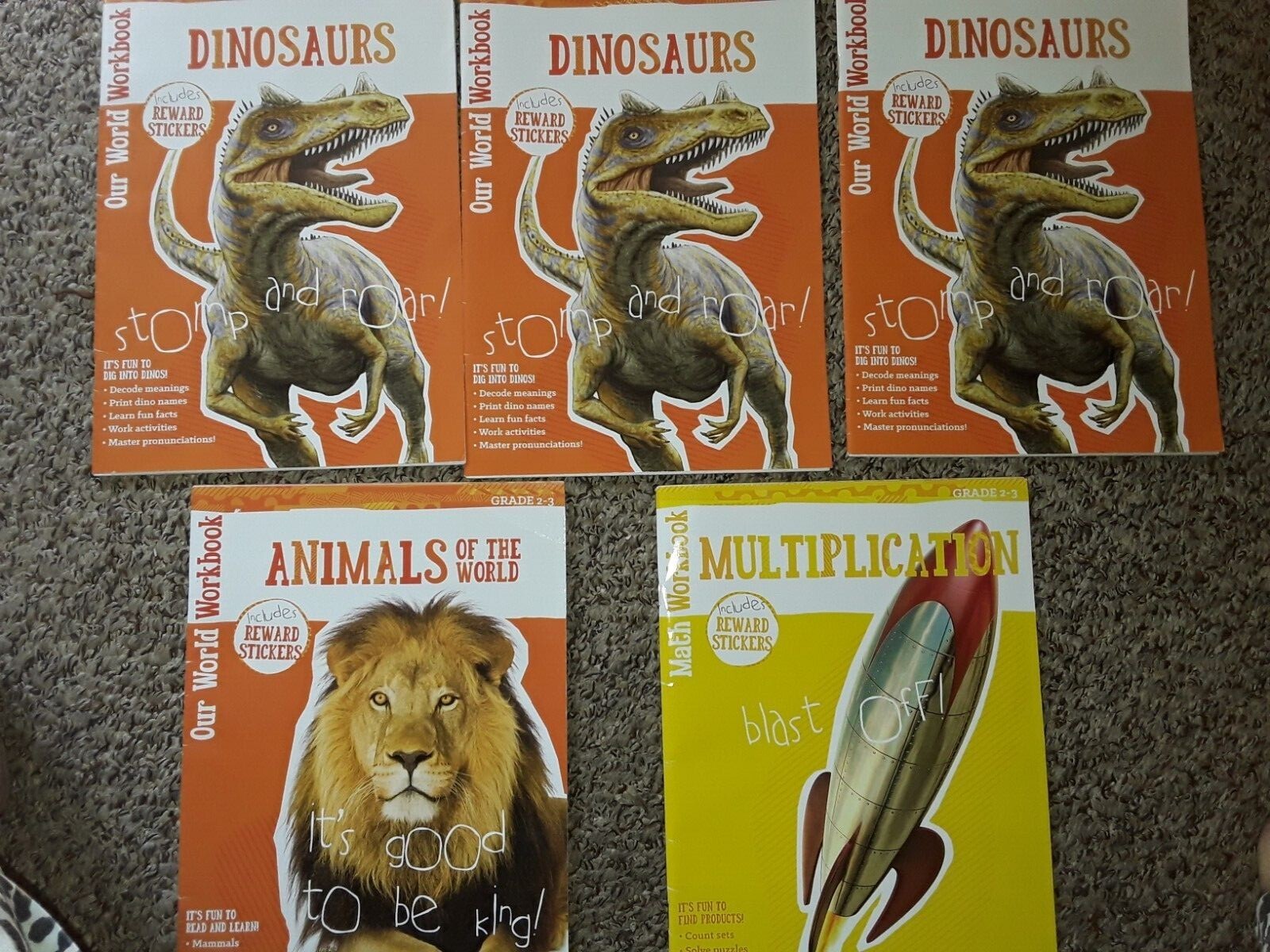 Learning At Home Workbooks Grade 2-3 , Grade 2, ( 5 workbooks ) | eBay
