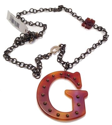 Collier Guess By Marciano Pour Femme - Métal Brunition Effet Bronze - Neuf Avec étiquettes
