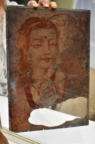 Antique Copper Printing Plates Of Tea Advertising Indian Tea Store Calcutta Old - Picture 2 of 9