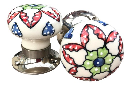 Ceramic and Glass Room Door Knobs Mortice Door Knobs Door Turners Shabby Chic - Picture 67 of 76