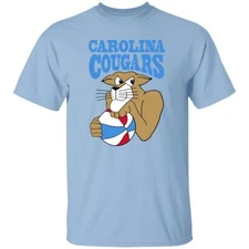 Carolina Cougars T-shirt Classic ABA Basketball