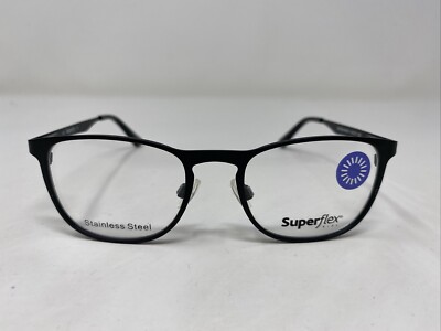 Superflex Kids SFK-239 M100 45-17-125 Black Metal Full Rim Eyeglasses Frame X429