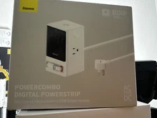 Baseus 65W GaN5 Pro Desktop Charger 2500W 3AC Fast Charging Power Strip Station