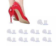 Heel High Protector Covers Stoppers Caps Grips Silicone Cushion 8 pairs,S,M,L