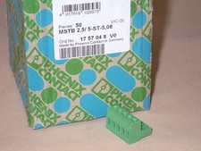 PHOENIX CONTACT 1757048 MSTB 2.5/5-ST-5.08 combicon plug NIB 
