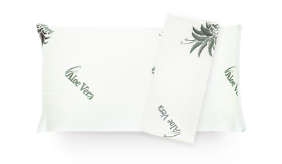 Nackenkissen Aloe Vera Kissen 40x80 2 Bezge Viscoschaum | eBay.de