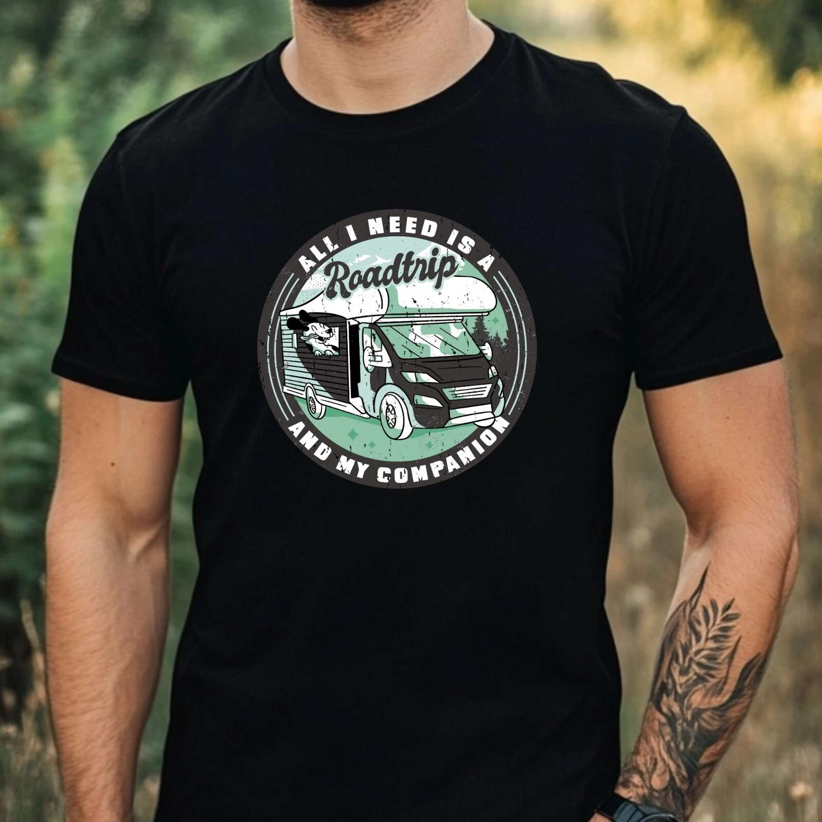 Mens Camping Theme Cotton T-Shirt Size XS to 5XL
Opens in a new window or tab