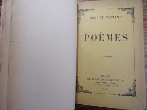 POÈMES Maurice Rostand - Picture 2 of 6