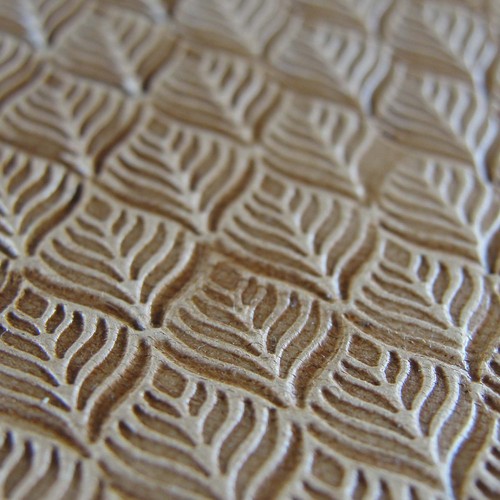 Herramienta de estampado de cuero - estampilla geométrica de hoja - Imagen 8 de 8