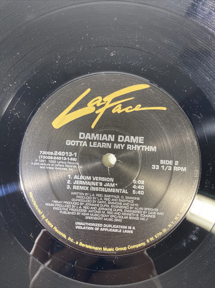 Damian Dame Gotta Learn My Rhythm 12