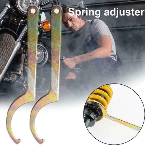 Metall Motorrad Stoßdämpfer Aufhängung Werkzeug C Schraubenschlüssel - Vorbelastung ❁UK - Bild 8 von 8