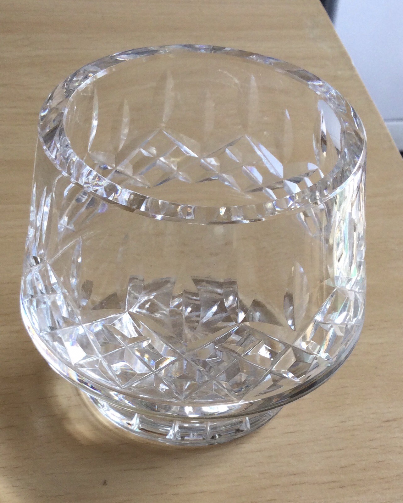 Set Of 4 Vintage Hand Cut Lead Crystal Glass Dessert Bowls/Sundae Dish