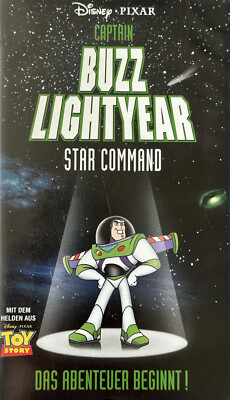VHS Video Disney PIXAR Captain BUZZ LIGHTYEAR Star Command 67min