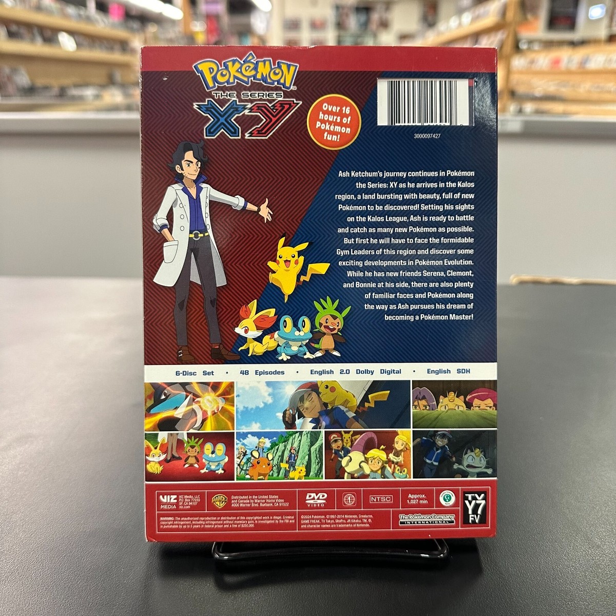 Pokémon The Series - XY Complete Season (DVD, 6-DISCS, 2024 Pokémon The Series - XY Complete Season (DVD, 6-DISCS, 2024