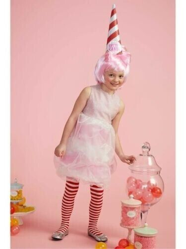 NEW Girls Chasing Fireflies Cotton Candy Costume with Hat Size 8 - Picture 1 of 2