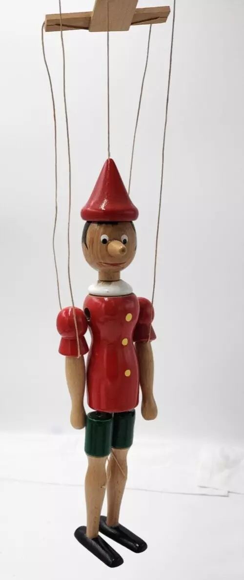 Pinnochio Marionette Wooden Puppet