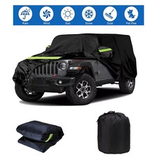Waterproof Car Cover for Jeep Wrangler 2 Door CJ YJ TJ Dust UV Rain Protection