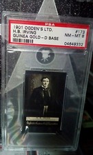 Ogden's D Base H.B. Irving PSA 8 Sir Arthur Conan Doyle Sherlock Holmes 