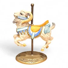 Vintage Great American Carousel Tobin Fraley Looff Ram Figurine Limited Edition