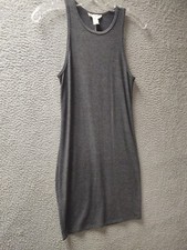 Forever 21 Womens Knit Bodycon Dress Gray Sleeveless 0797