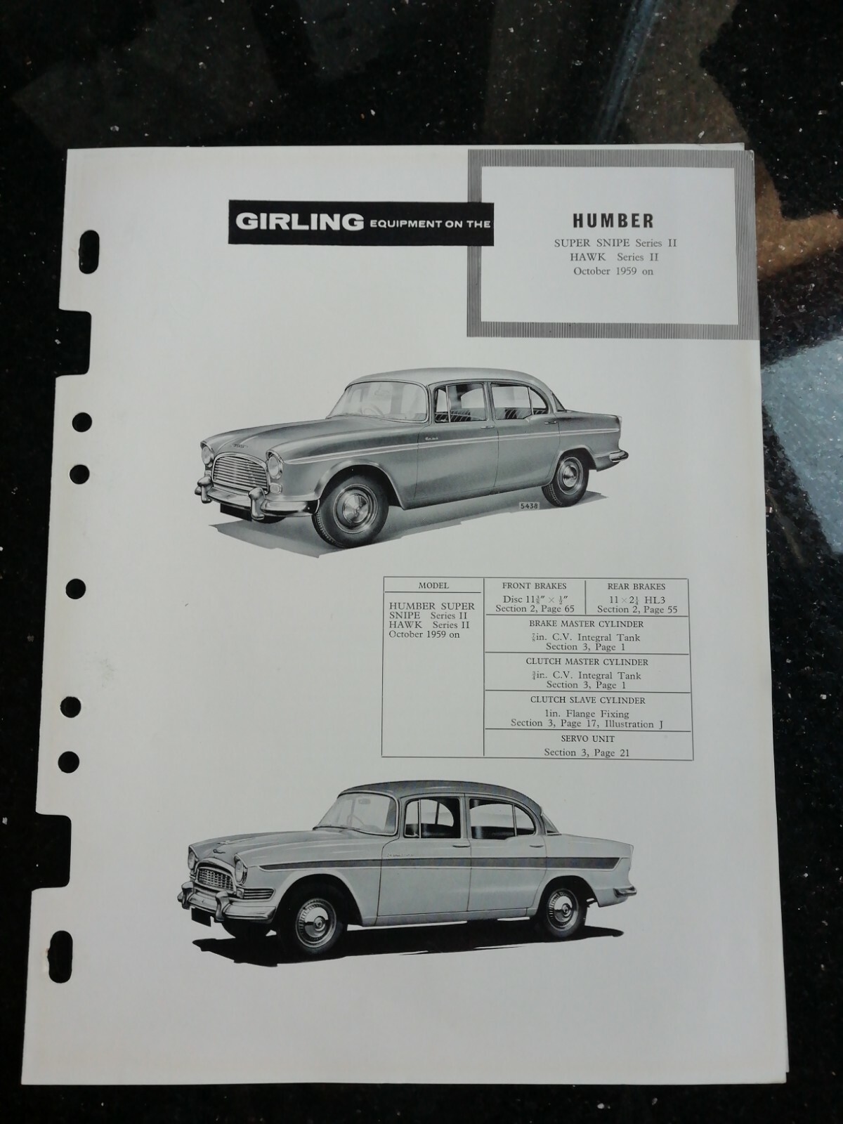 Humber Super Snipe for sale in UK View 60 bargains