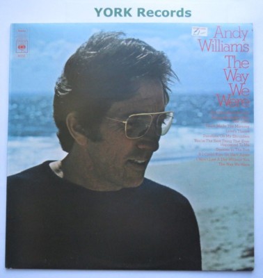 ANDY WILLIAMS - The Way We Were - Excellent Condition LP Record CBS 80152