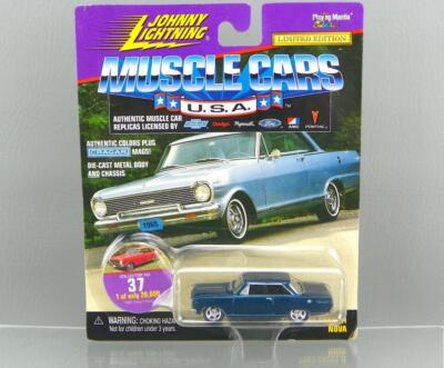 Johnny Lightning 1998 Muscle Cars #37 USA 1/64 Diecast Blue 1965