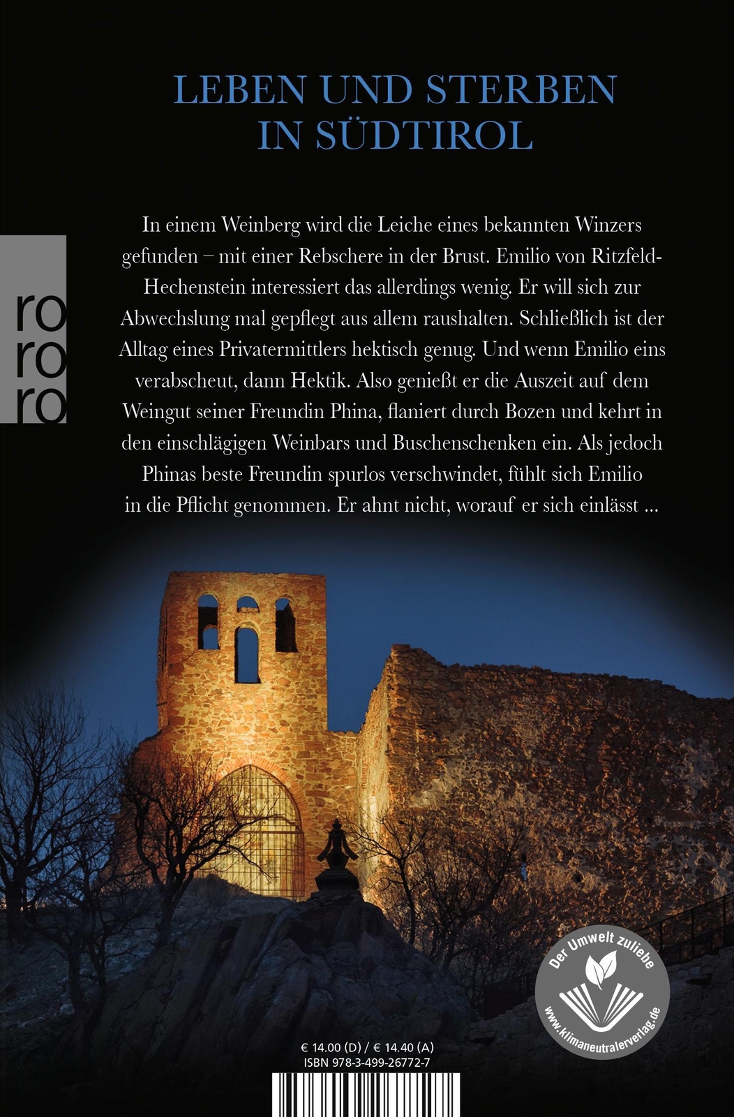 Thumbnail - Mord In Bester Lage | Michael Böckler | Ein Wein-krimi Aus Südtirol |
