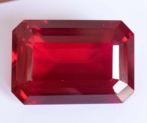 112.25 Ct Natural Mozambique Blood Red Ruby Certified Gigantic Emerald Gemstone - Picture 3 of 5